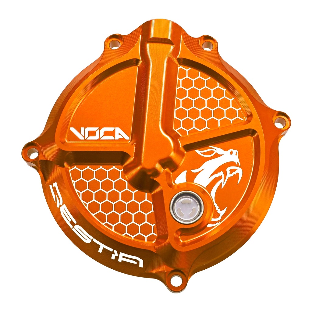 Tapa de discos de embrague Derbi Euro 3/4 VOCA CNC - naranja