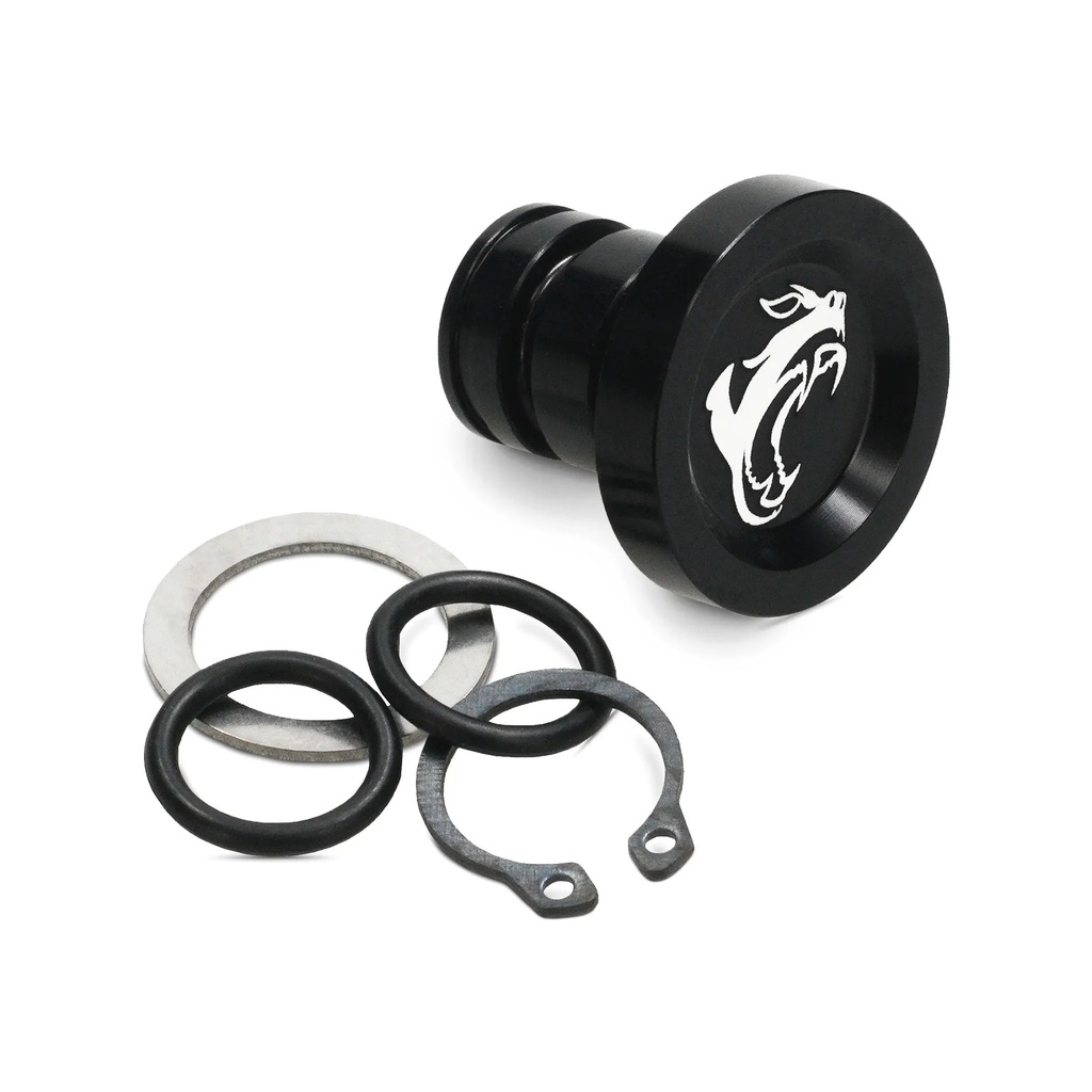 Tapón pedal de arranque VOCA CNC Derbi Euro 2 / 3 / 4 - negro
