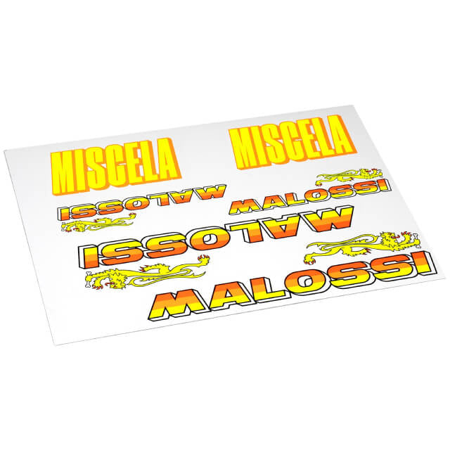 Pegatinas Malossi fluor Vintage 17x25cm