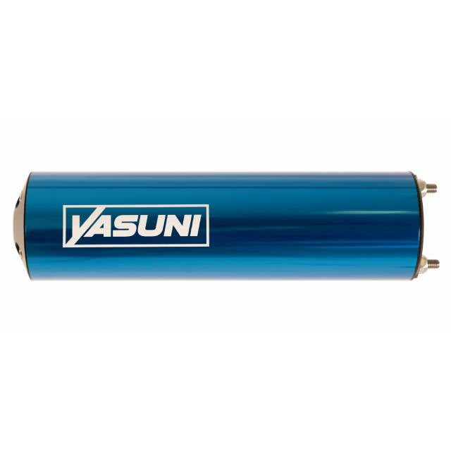 Silenciador Yasuni Recto V2 lado derecho negro-azul