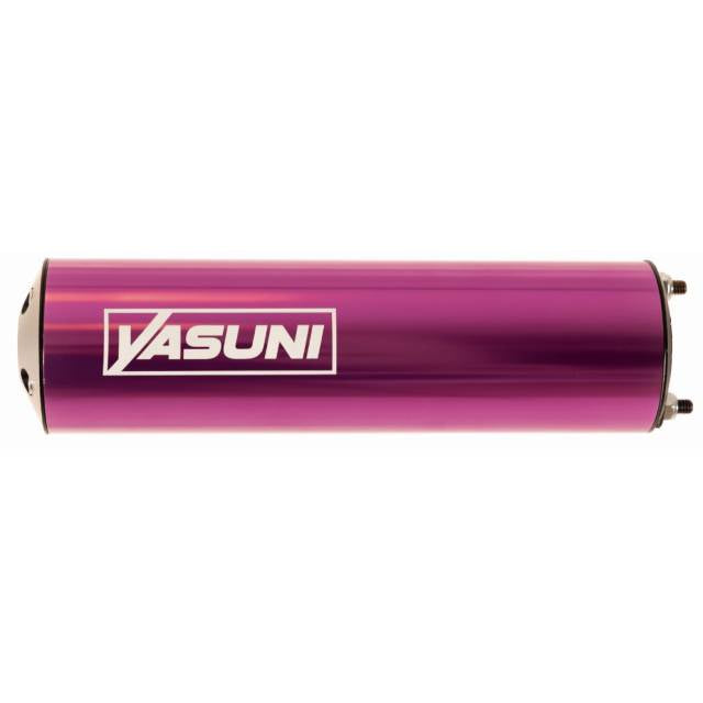 Silenciador Yasuni Recto V2 lado izquierdo negro-violeta