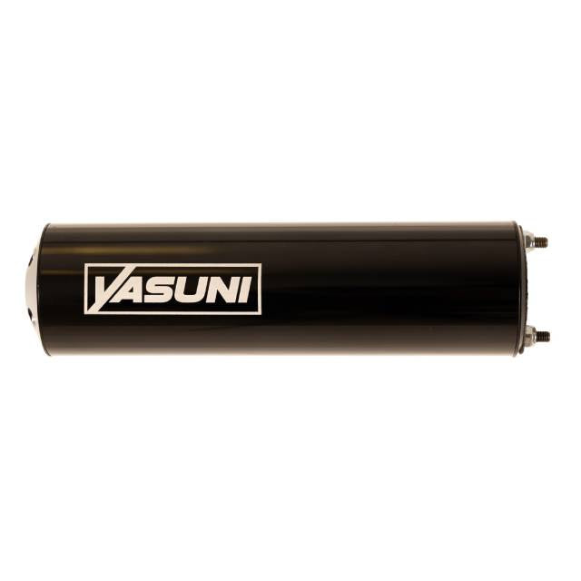 Silenciador Yasuni Recto V2 lado izquierdo negro
