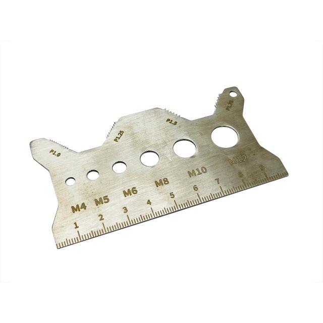 Galga de roscas inoxidable M4-M12 / P1.00-P1.75 AllPro