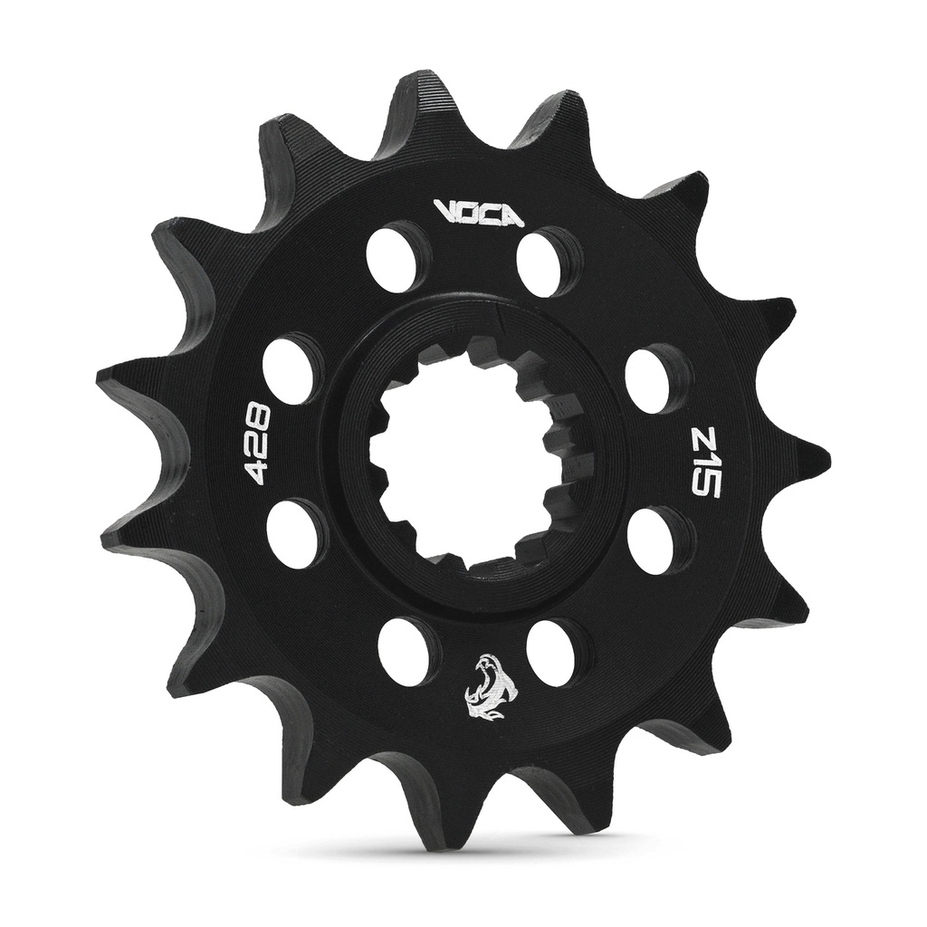 Piñón Minarelli AM6 Z-15 428 VOCA Racing - negro
