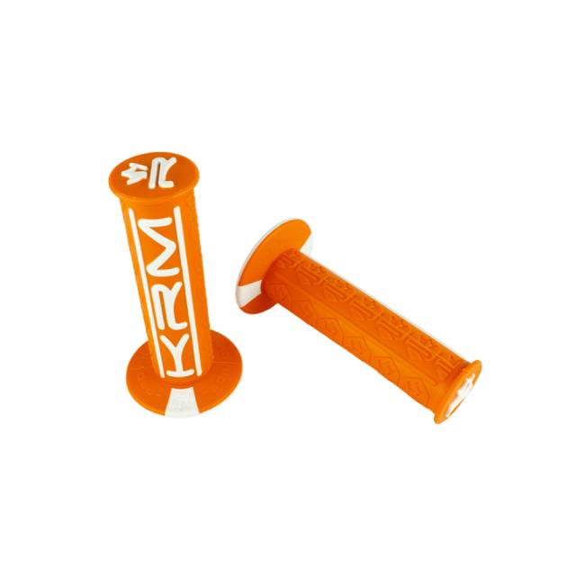 Puños KRM Pro Ride - naranja/blanco