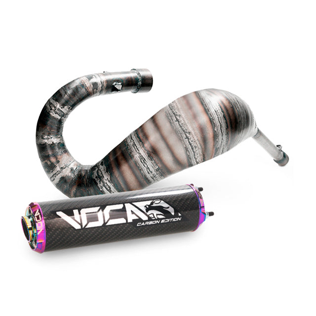 Escape Rieju MRT Cross Carbon 80 VOCA Racing - silenciador cazoleta neocromado