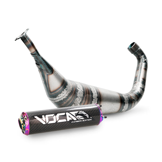 Escape Minarelli AM6 Racing BigBore 90cc VOCA - silenciador cazoleta neocromado
