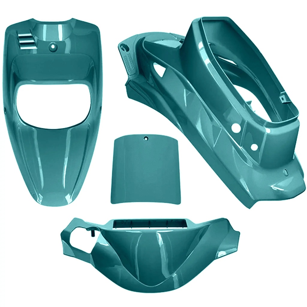 Kit carenados Yamaha BW'S / MBK Booster <04 4 piezas AllPro - turquesa metalizado