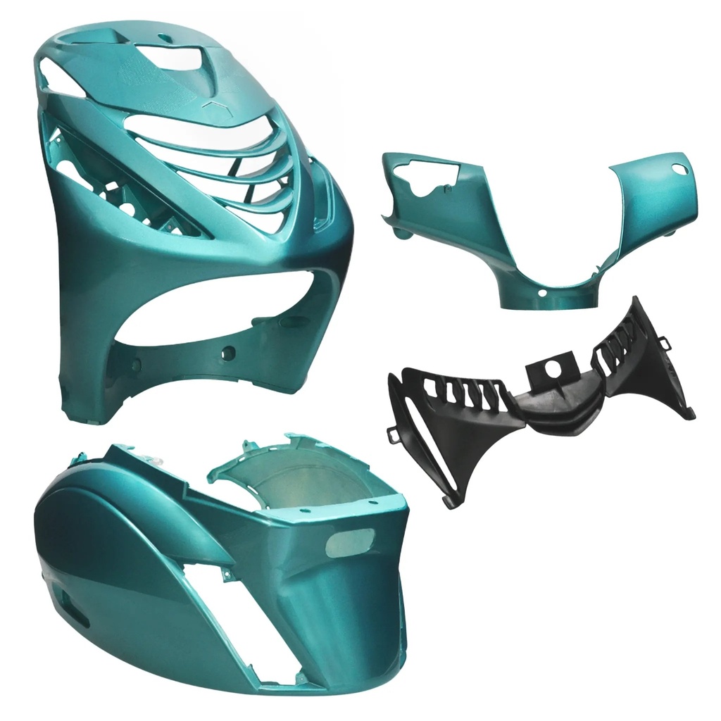 Kit carenados Piaggio Zip Sp 4 piezas AllPro - turquesa metalizado