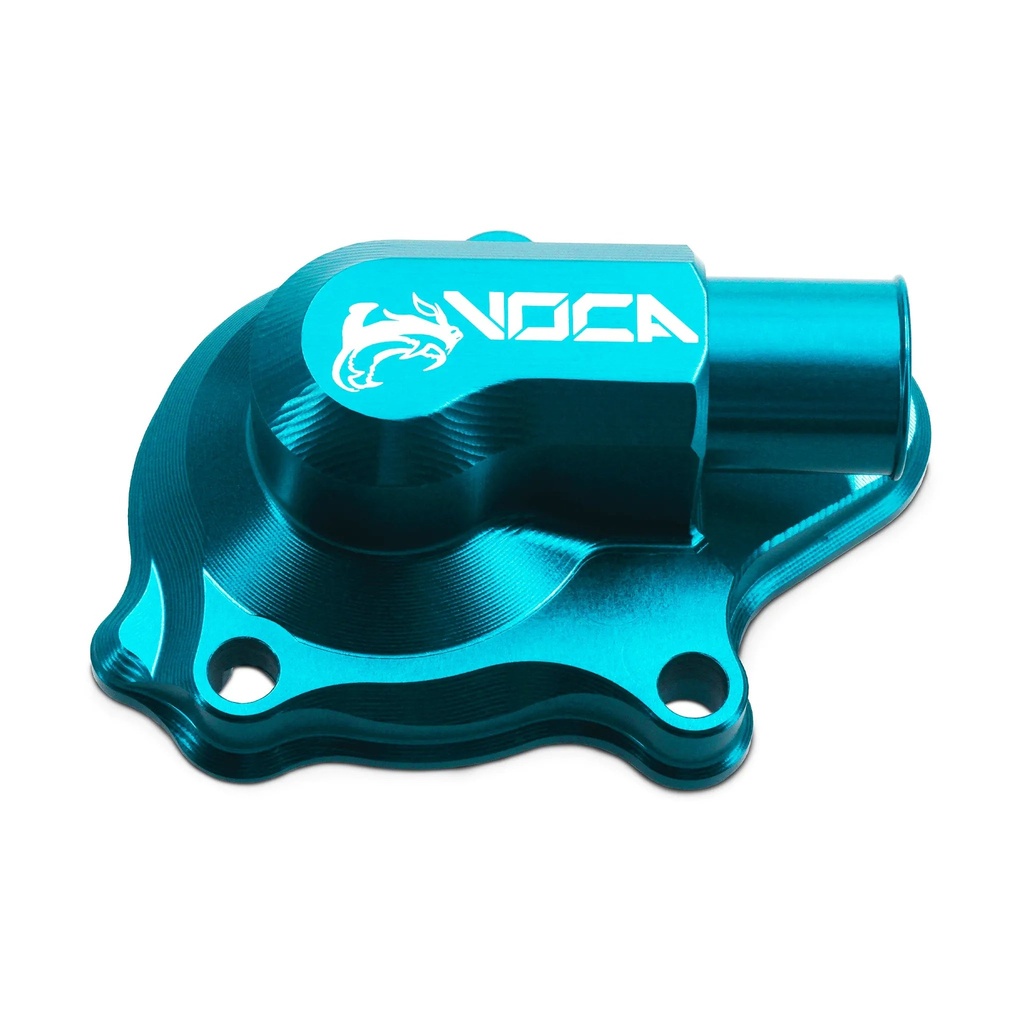 Tapa bomba de agua Minarelli AM6 VOCA CNC - azul cyan