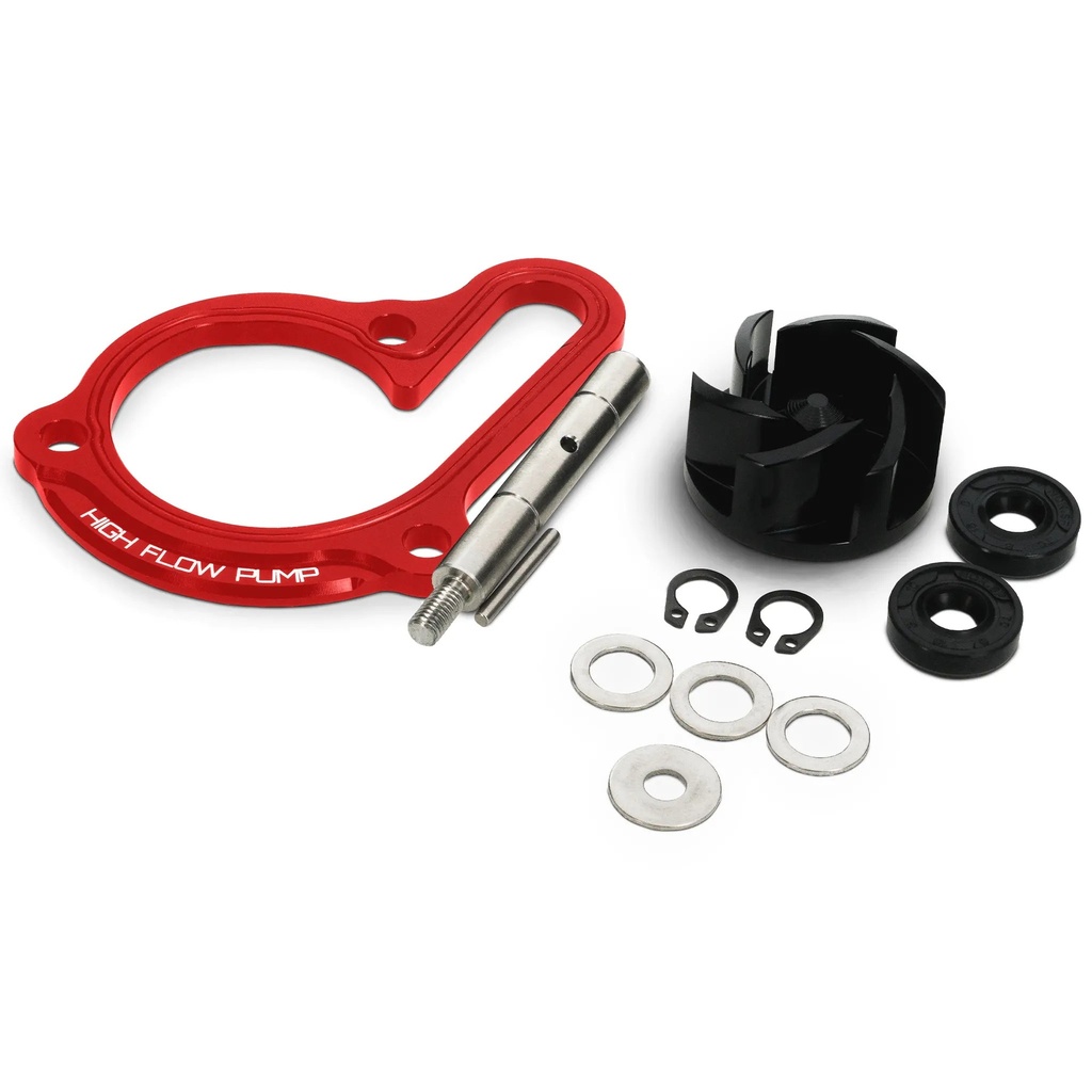 Kit bomba de agua HighFlow Derbi Euro 3 / 4 VOCA CNC - rojo