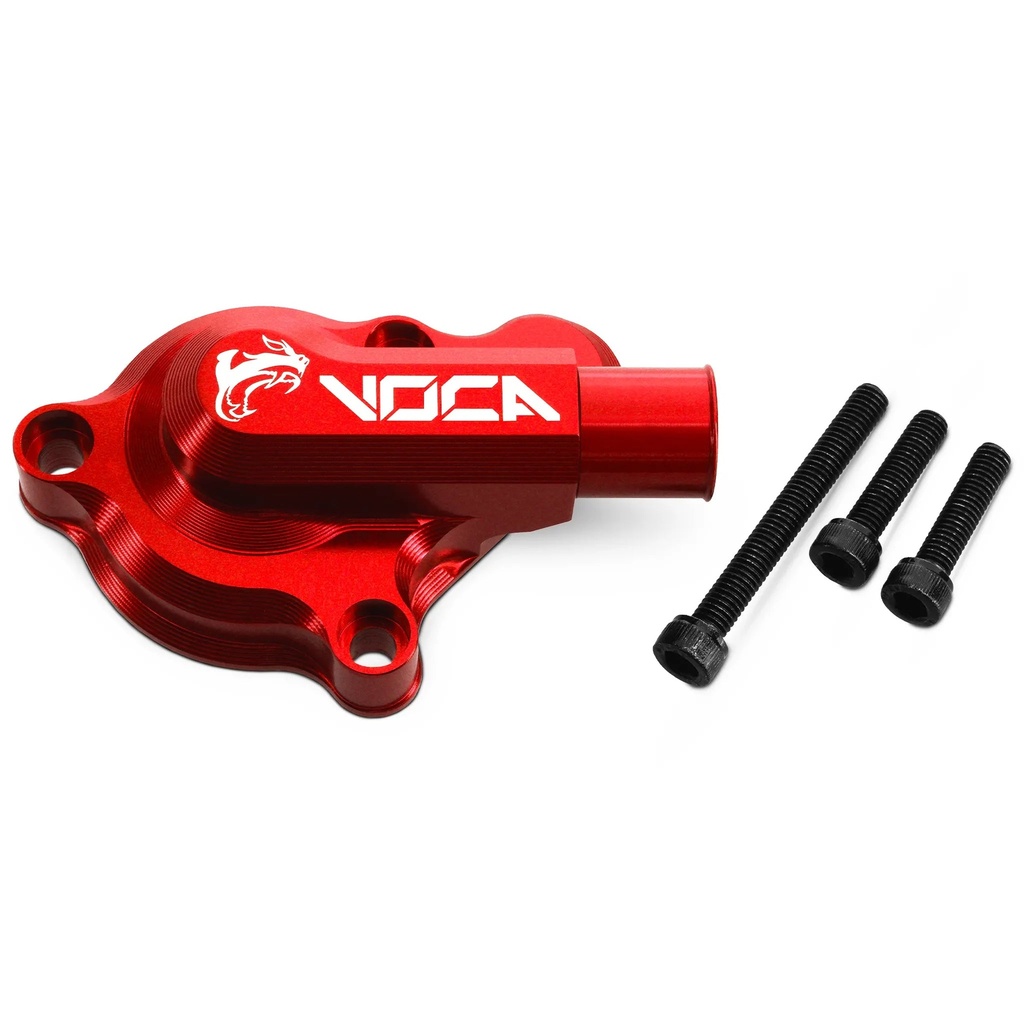 Tapa bomba de agua Derbi Euro 3 / 4 VOCA CNC - rojo