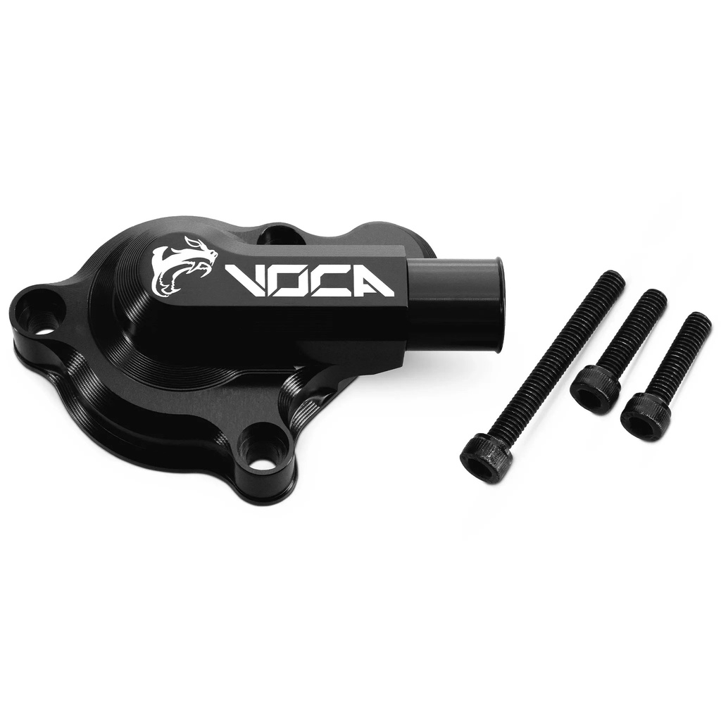 Tapa bomba de agua Derbi Euro 3 / 4 VOCA CNC - negro