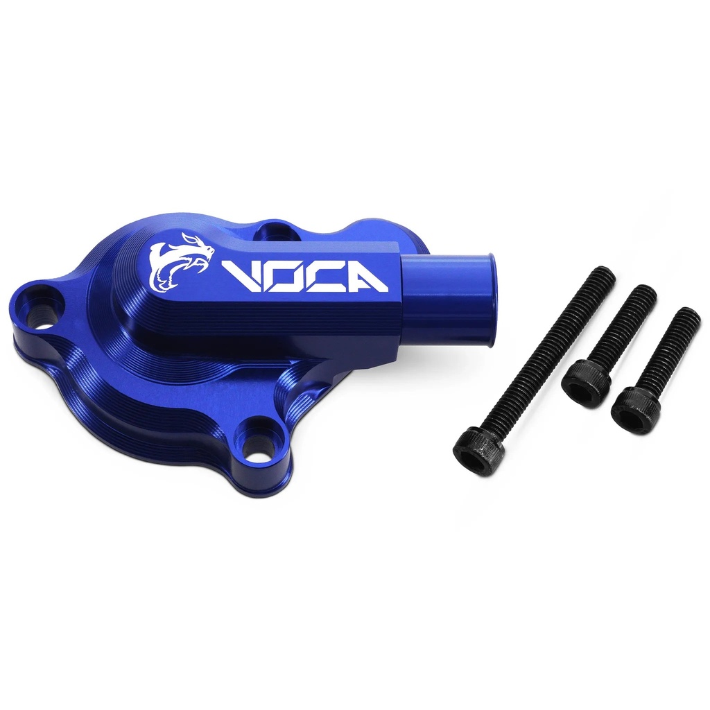 Tapa bomba de agua Derbi Euro 3 / 4 VOCA CNC - azul