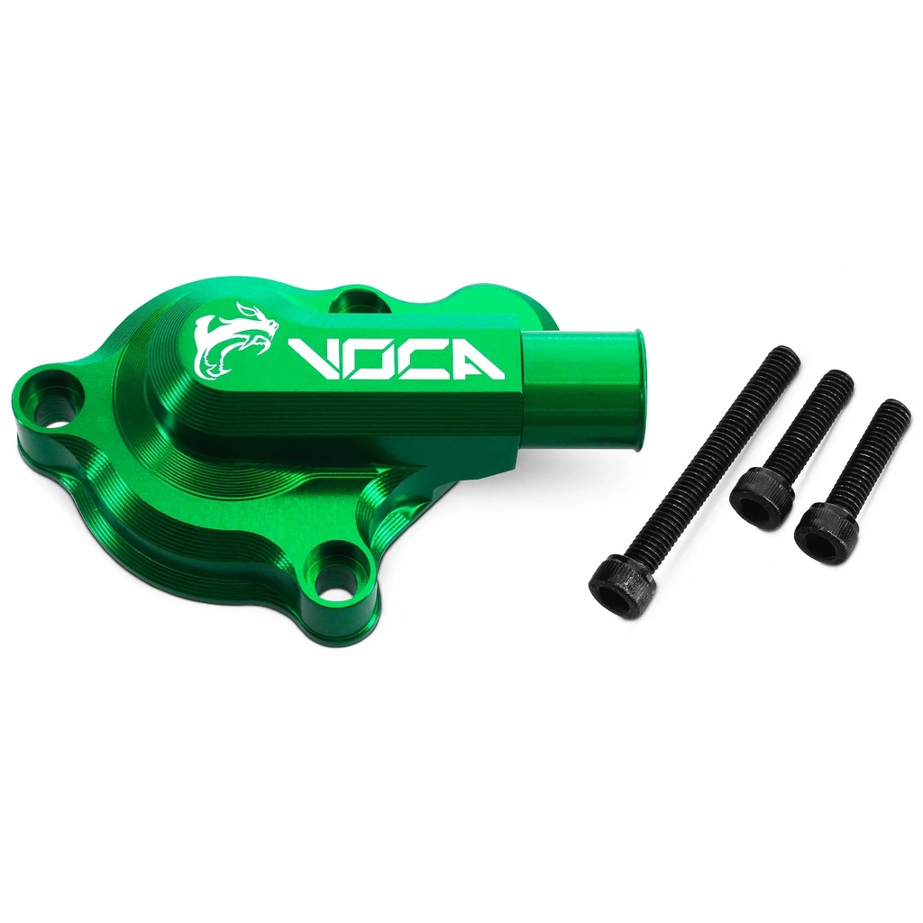 Tapa bomba de agua Derbi Euro 3 / 4 VOCA CNC - verde