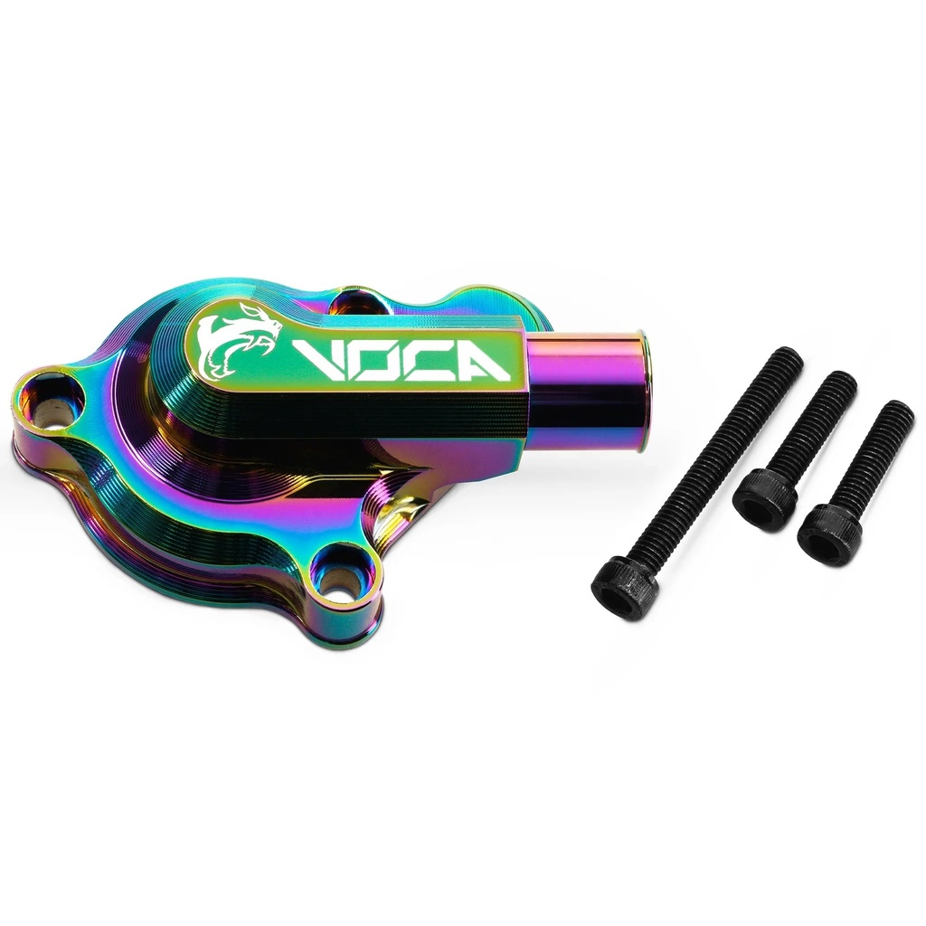 Tapa bomba de agua Derbi Euro 3 / 4 VOCA CNC - neocromado