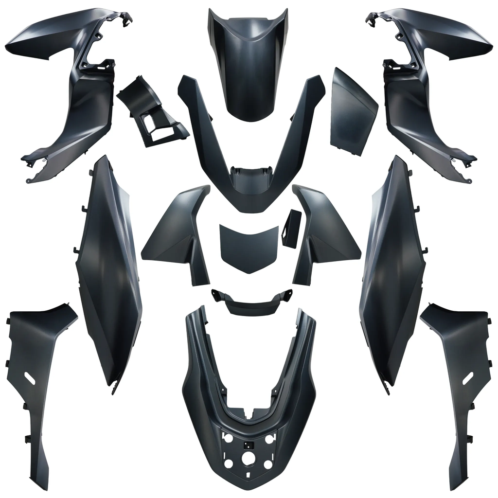 Carenados Honda PCX 125 Euro 5+ >2025 K1Y 16 piezas Allpro - Gris mate metalizado Dim NHC34