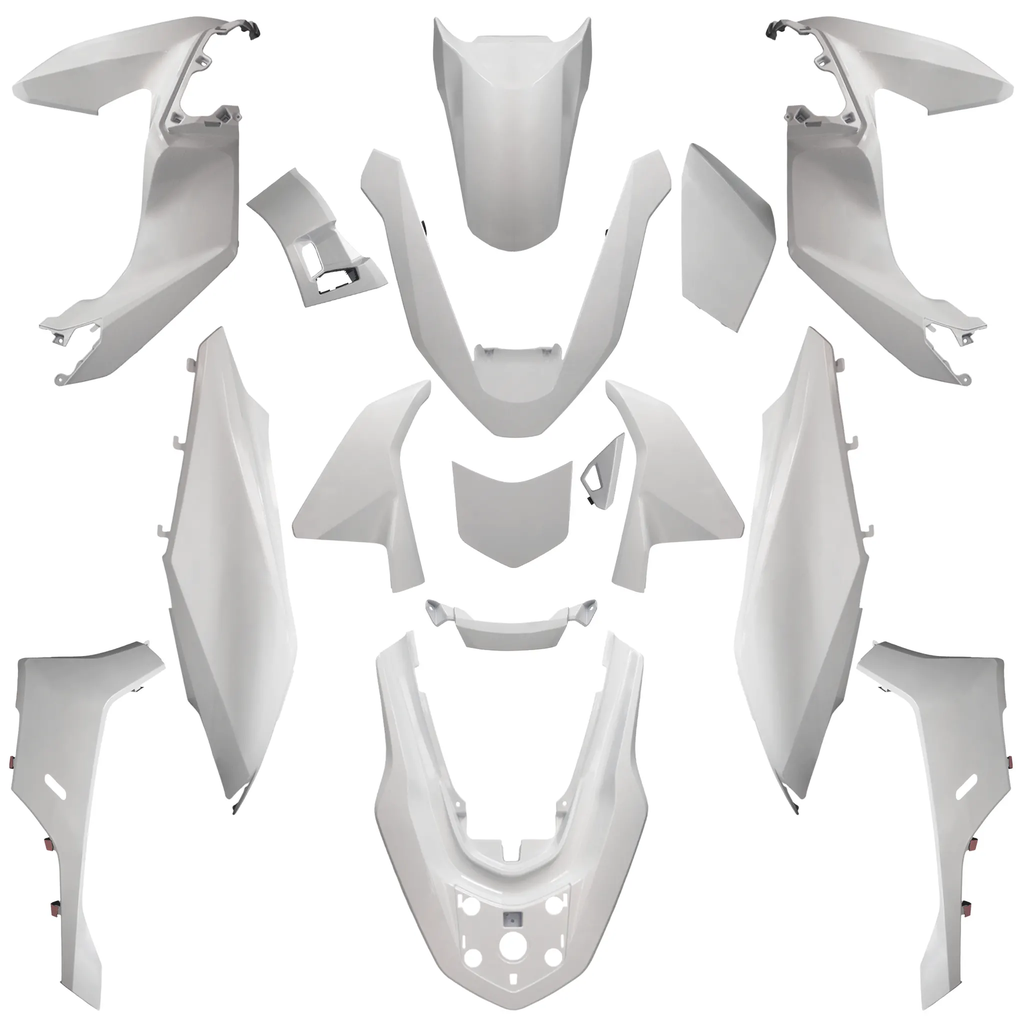 Carenados Honda PCX 125 Euro 5+ >2025 K1Y 16 piezas Allpro - Blanco perla Snowflake NH-D01