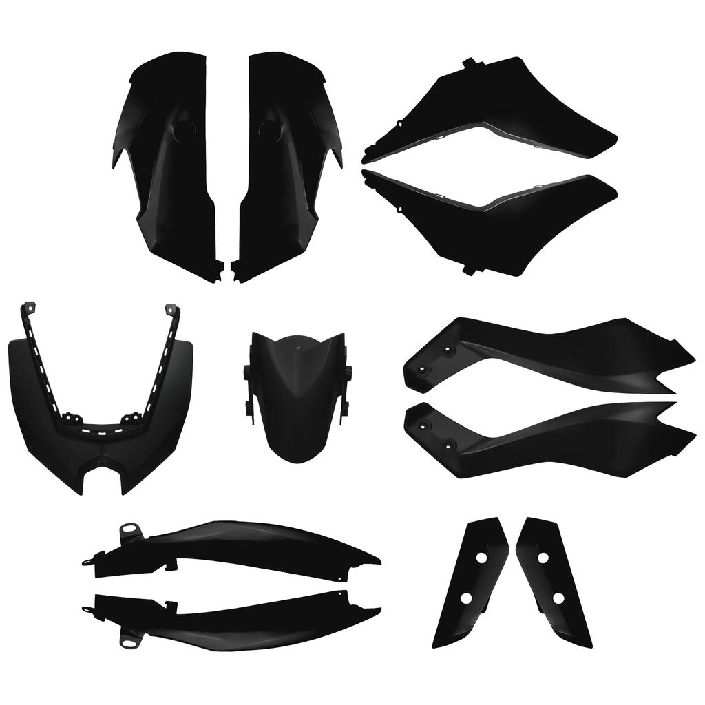 Carenados Yamaha N-MAX Euro 5+ >2025 12 piezas AllPro - Negro Iconic