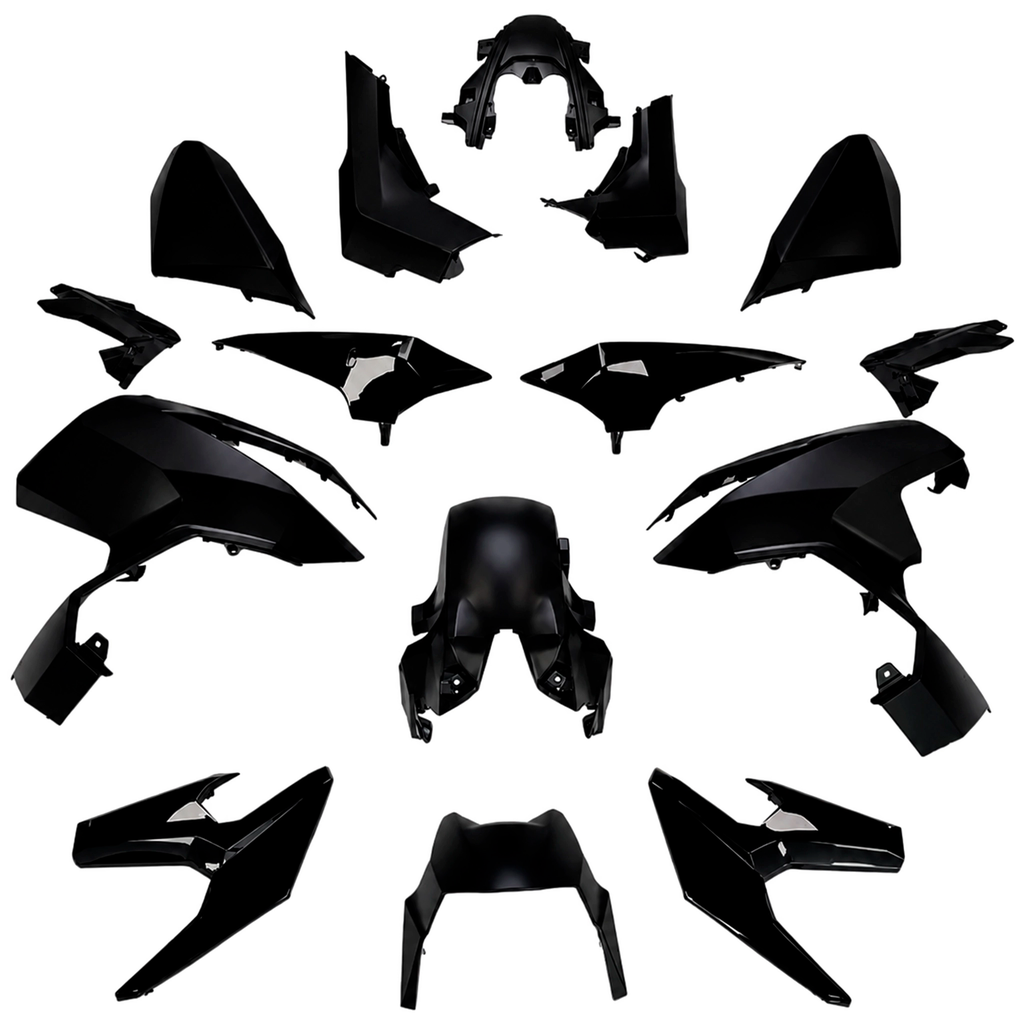 Kit carenados Honda ADV 350 22-24 14 piezas Negro Perla Nightstar AllPro