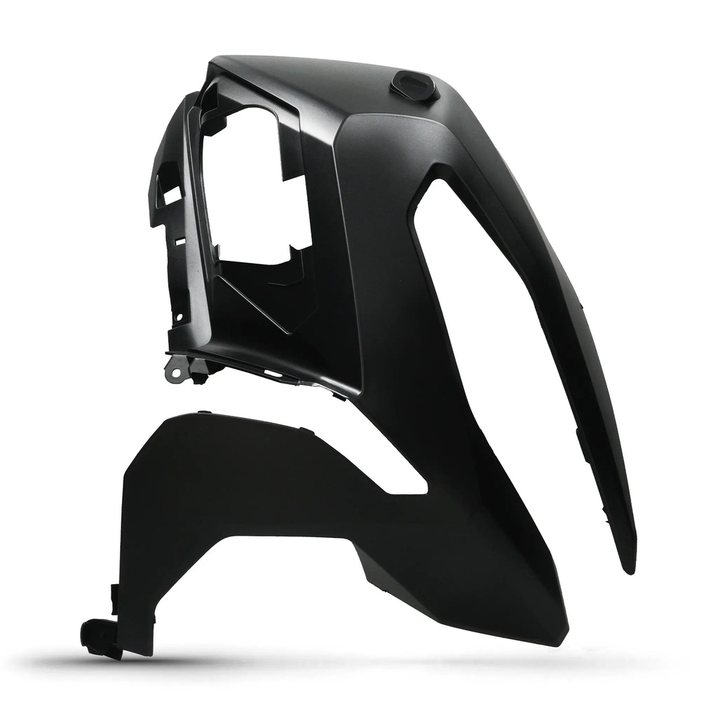 Tapa frontal derecha Honda XADV 750 21-23 Negro mate metalizado Ballistic AllPro