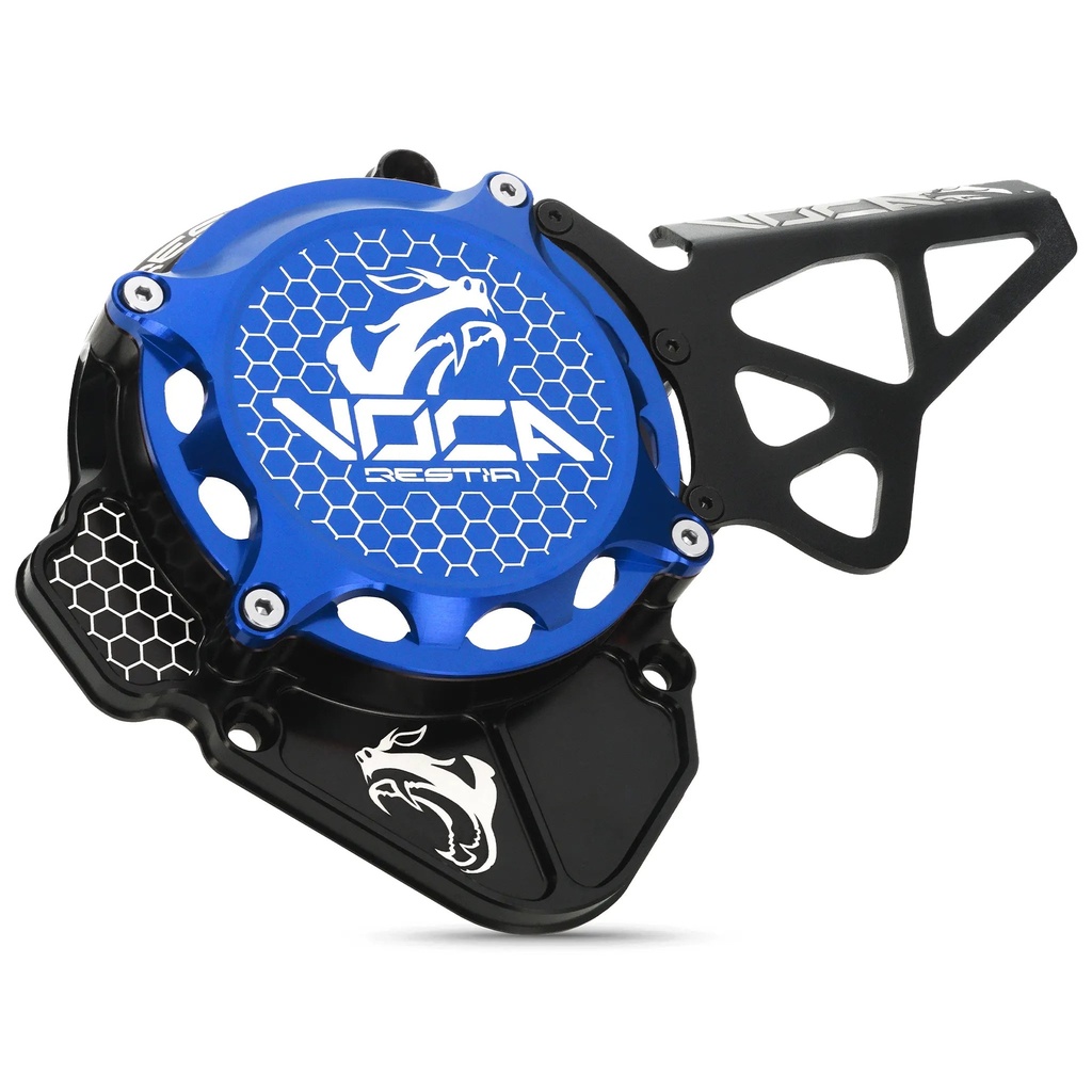 Tapa de encendido completa VOCA CNC Derbi - Azul
