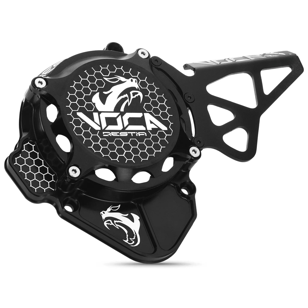 Tapa de encendido completa VOCA CNC Derbi - Negro