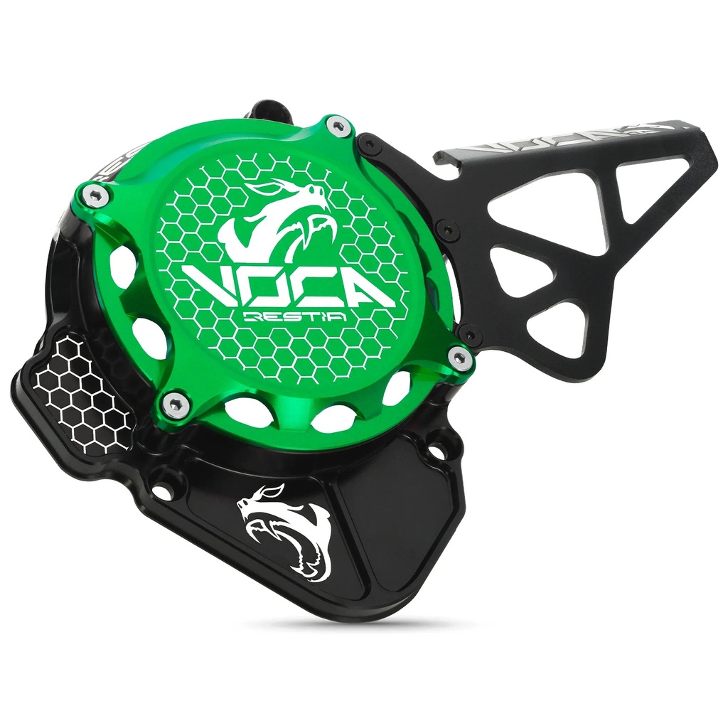 Tapa de encendido completa VOCA CNC Derbi - Verde