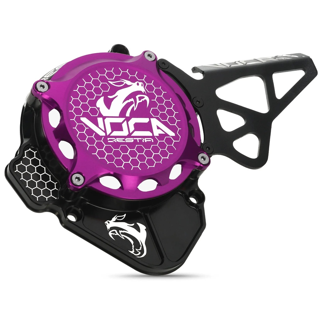 Tapa de encendido completa VOCA CNC Derbi - Violeta
