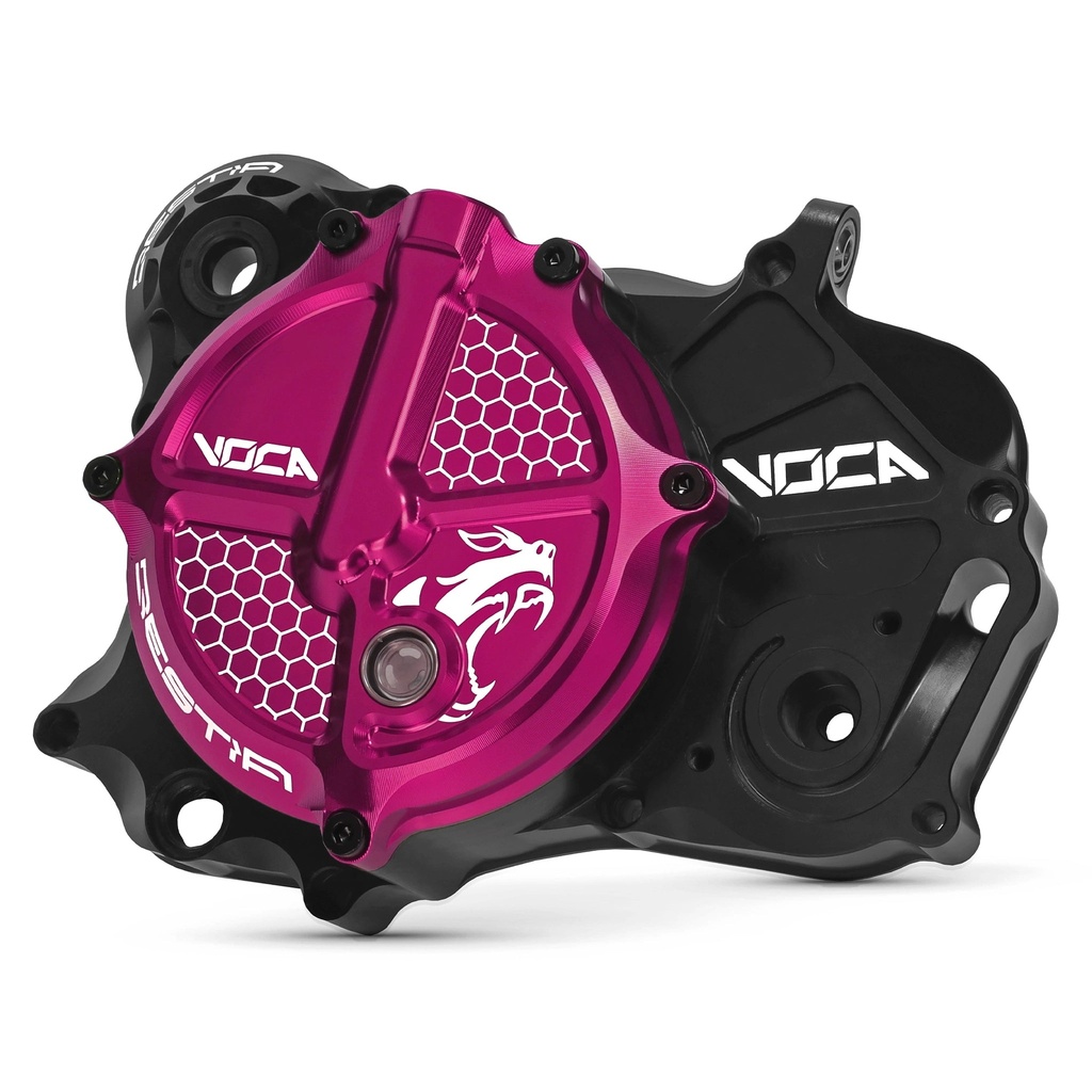 Tapa de embrague completa Derbi Euro 3/4 Voca CNC - violeta