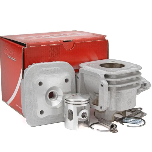 Cilindro (Kit) Airsal Alu-SPORT 50cc, sin juntas, Minarelli AC vertical