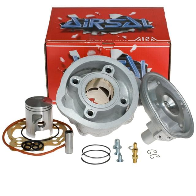 Cilindro (kit) AIRSAL "Alu-Sport 50cc" (d.40mm), pistón Airsal, Minarelli AM6