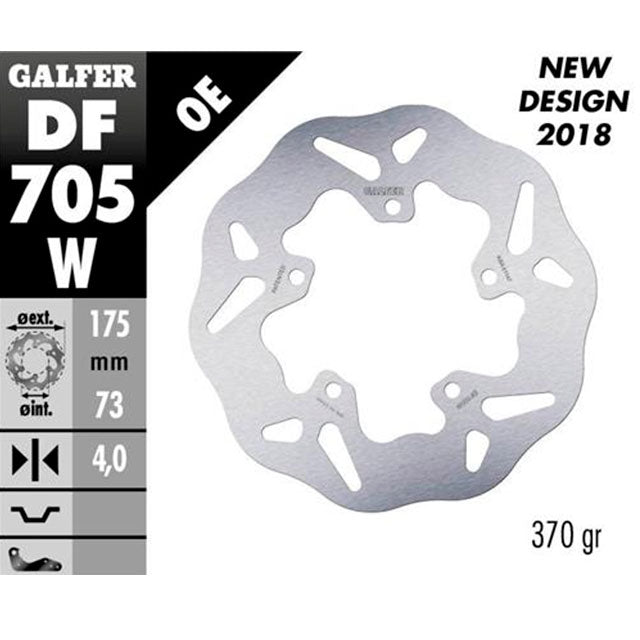 Disco de freno trasero Wave Runner SP / Stalker / NRG mc2/mc3 Galfer