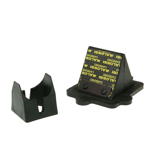Caja de láminas MHR VL14 (45°) para motor Minarelli horizontal (láminas de carbono enteras sin lengueta)