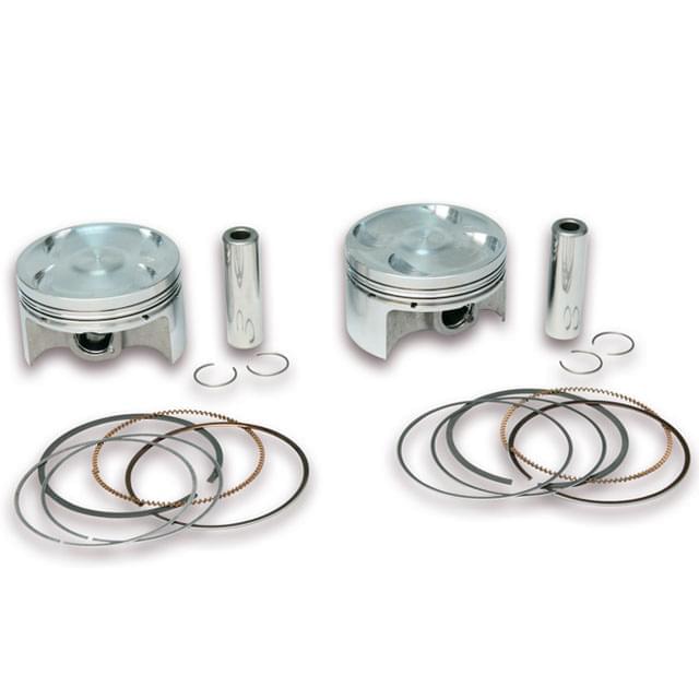 Pistones forjados Ø66,2 de alta compressión para T-Max 500 (todos los años), cilindro original rectificado