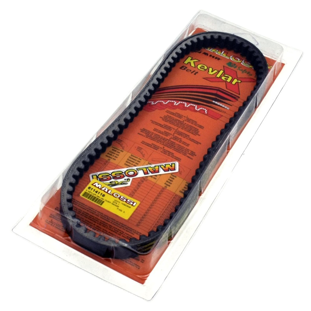 Correa Malossi Kevlar-Overrange, Minarelli corto (17,5mm / 8mm / 816mm / ángulo=30°)