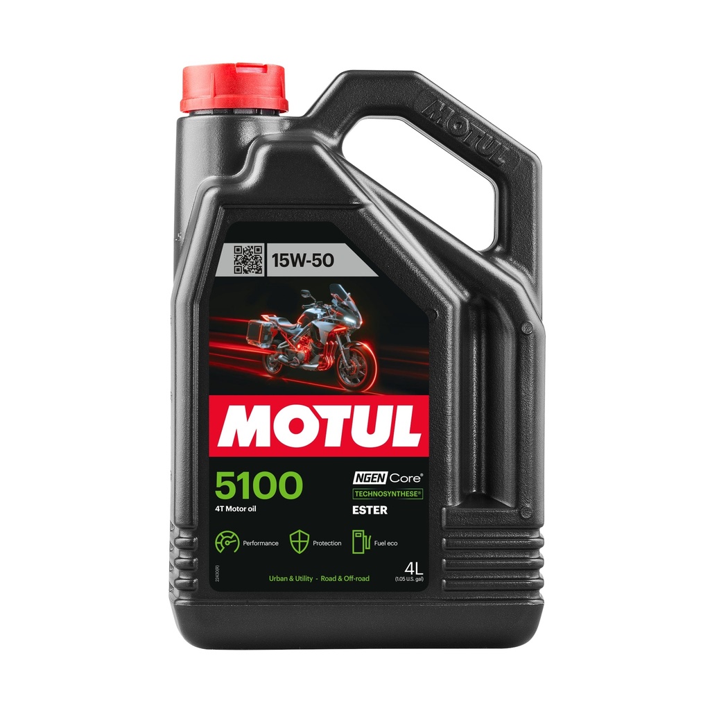 Aceite Motor 4T 15W50 4L Motul 5100