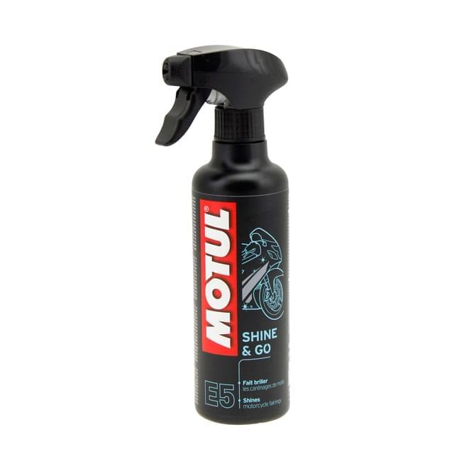 Motul E5 Shine & Go, aviva colores de plásticos, 400ml