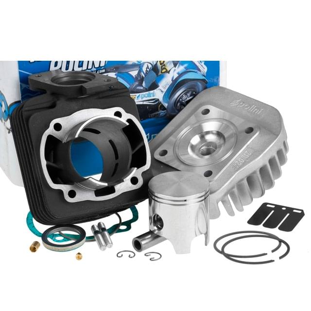 Cilindro (Kit) Polini SPORT 70c.c., Honda SJ Bali, SFX, SXR, SGX, Sky, SH;a partir del 96-rosca corta