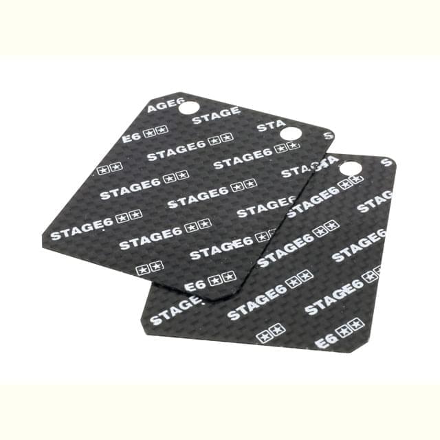 Laminas de Carbono para la Caja de laminas S6 NBR/Viton, 45°, 0.35/0.40mm, Minarelli / Peugeot vert. (oversize)