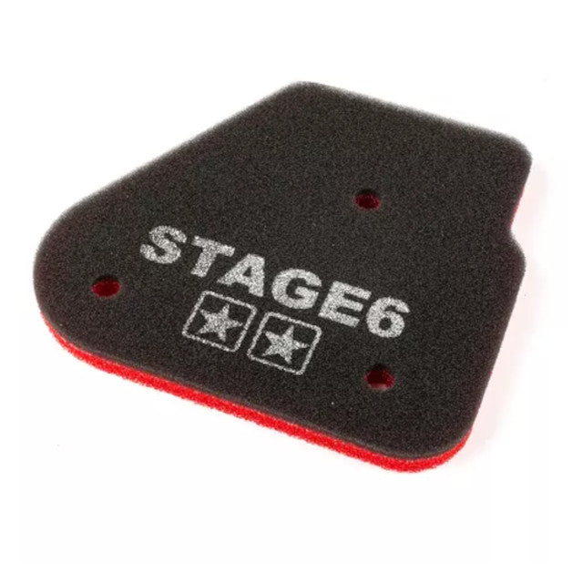 Filtro de aire Stage6 Doublelayer para caja de serie Minarelli horizontal (Aerox/ Nitro)