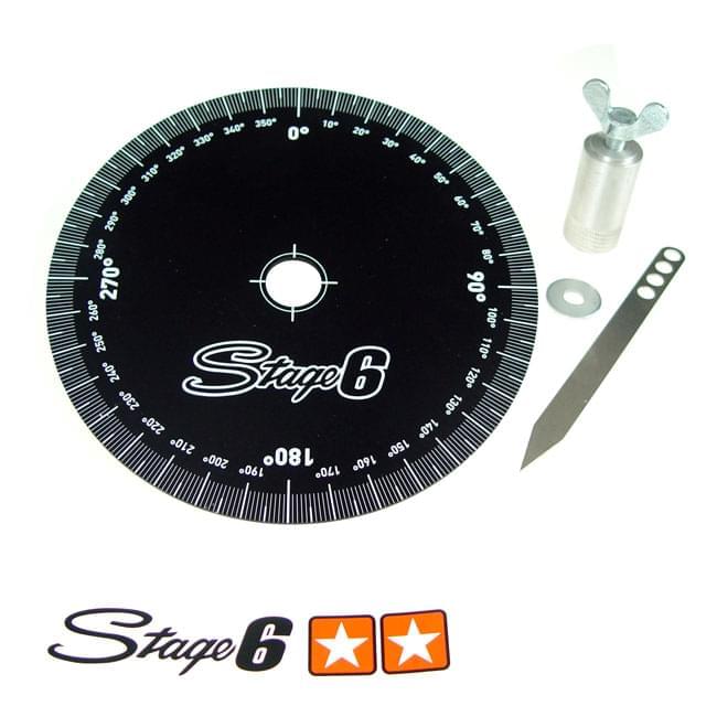 Goniómetro Stage6 R/T, puesta a punto en grados