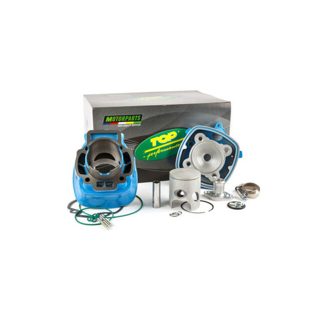 Cilindro (Kit) Top Performances "DUE-PLUS 70cc" (Top Azul), Piaggio LC (rosca larga)