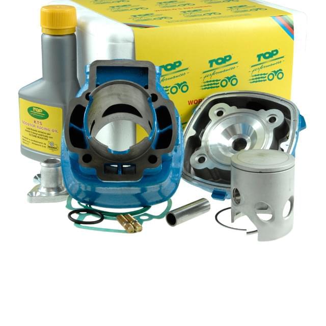 Cilindro (Kit) Top Performances "DUE-PLUS 70cc" (Top Azul), Piaggio LC (rosca larga)