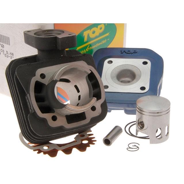 Cilindro (Kit) Top Performances TROPHY 50c.c., con culata, Peugeot AC