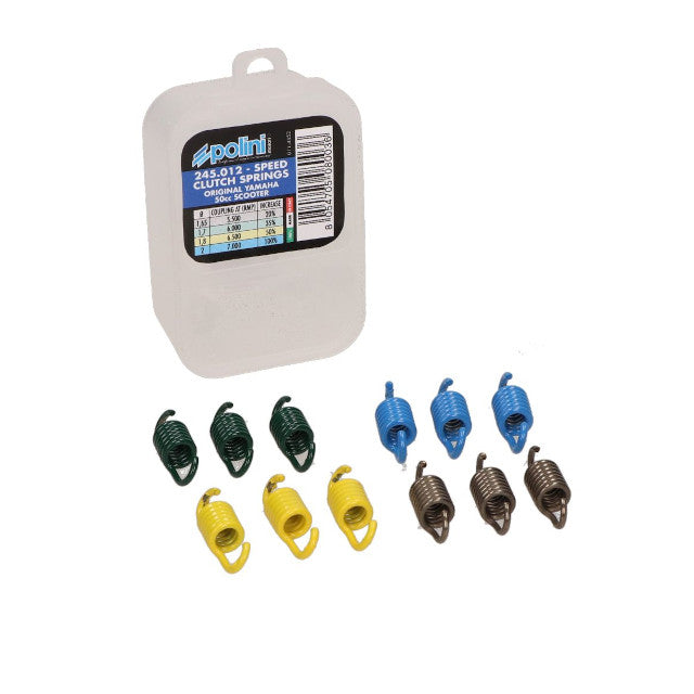 Muelles de mordazas de embrague Polini para embr. original, Minarelli, 3 mordazas (107mm)