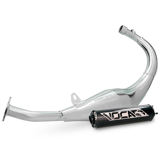 Escape Minarelli AM6 Chromed 50/70cc VOCA (CE) silenciador Negro