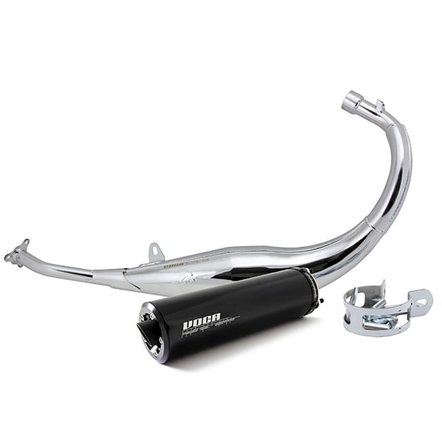 Escape Derbi Senda Chromed 50/70cc VOCA (CE) silenciador Negro