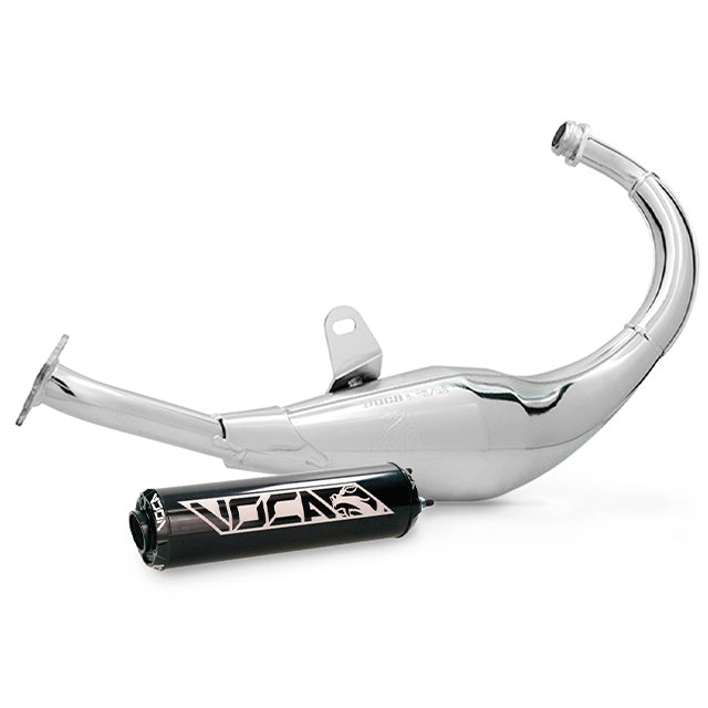 Escape Derbi Senda Chromed 50/70cc VOCA (CE) silenciador Negro