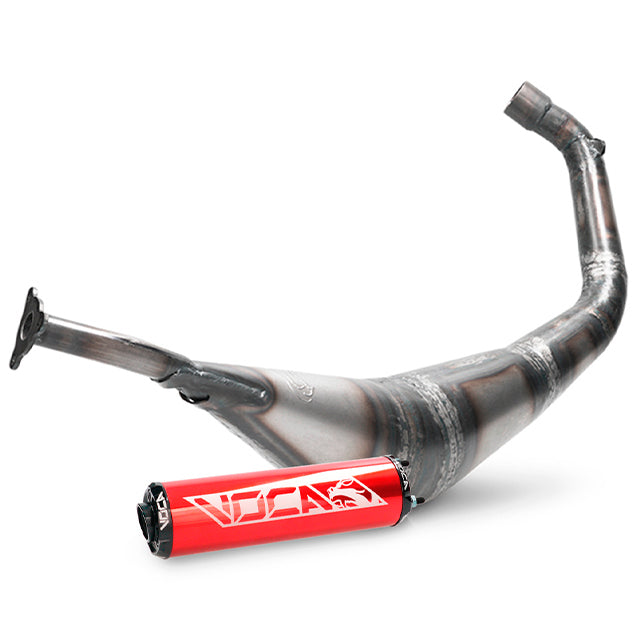 Escape Derbi Senda Warrior 50/70cc VOCA silenciador rojo